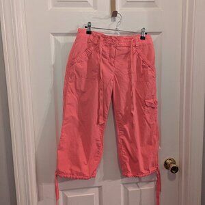 New york and Company pink cargo capris - 2
